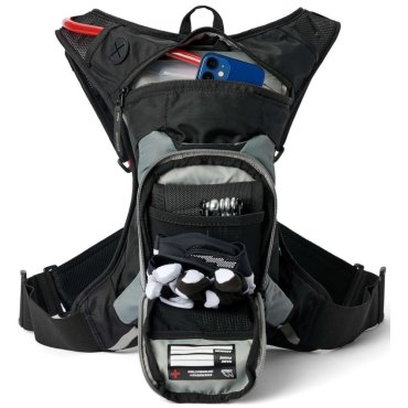 Рюкзак USWE MOTO HYDRO 3L Hydration Pack - Adventure [Black]