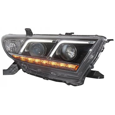 Toyota Highlander оптика передняя ксеноновая с DRL 