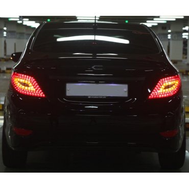 Hyundai Solaris оптика задняя светодиодная LED красная