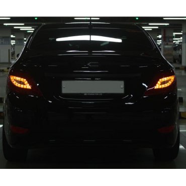 Hyundai Solaris оптика задняя светодиодная LED красная