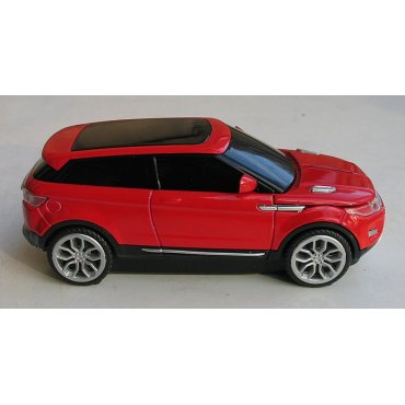 мышка компьютерная беспроводная Range Rover Evogue красная