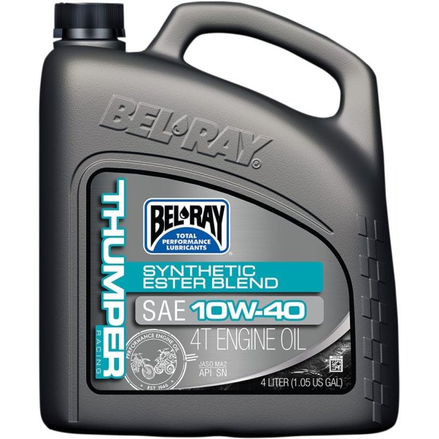 Масло моторне Bel Ray THUMPER RACING SYNTHETIC ESTER [4л]