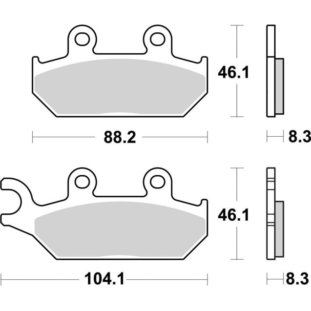 Гальмівні колодки SBS Racing Brake Pads