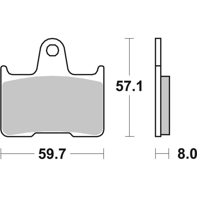 Гальмівні колодки SBS High Power Brake Pads