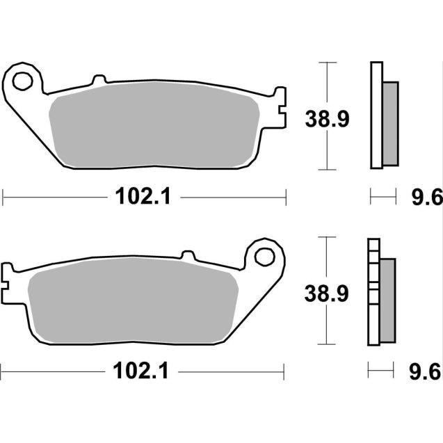 Гальмівні колодки SBS Performance Front Brake Pads