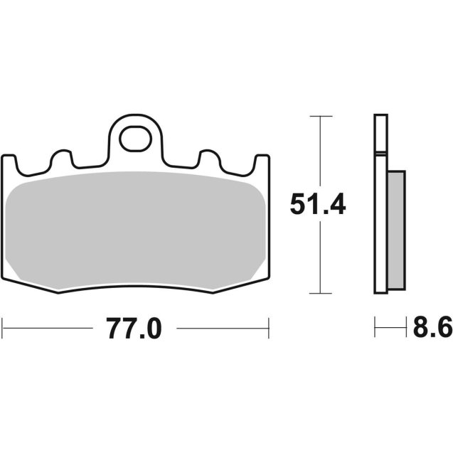 Гальмівні колодки SBS Performance Brake Pads