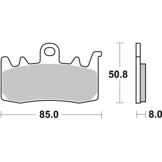 Гальмівні колодки SBS Performance Front Brake Pads