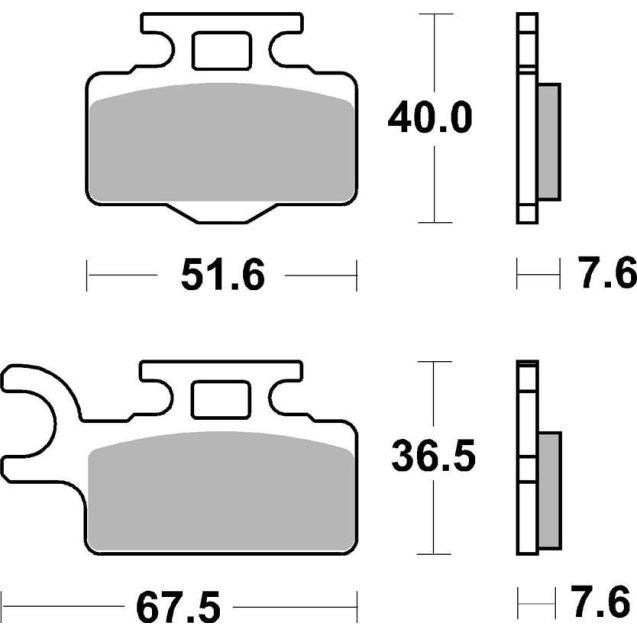 Гальмівні колодки Renthal RC-1 Works Brake Pads