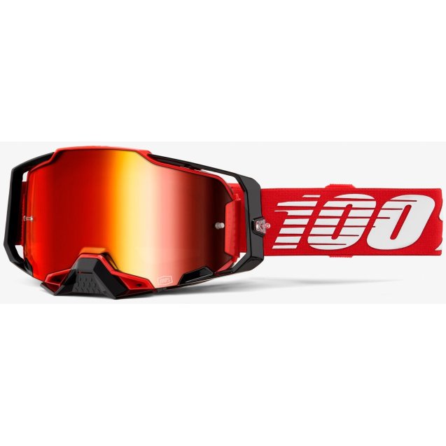 Окуляри 100% ARMEGA Goggle Red - Mirror Red Lens