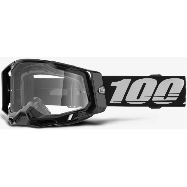 Окуляри 100% RACECRAFT 2 Goggle Black - Clear Lens