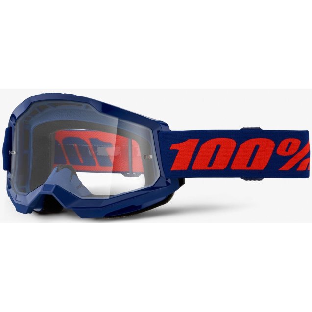 Окуляри 100% STRATA 2 Goggle Navy - Clear Lens