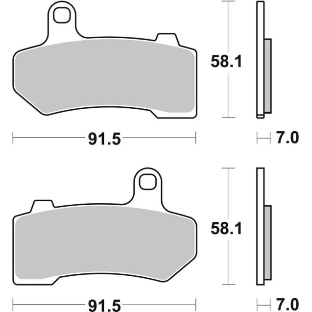 Гальмівні колодки SBS High Performance Rear Brake Pads