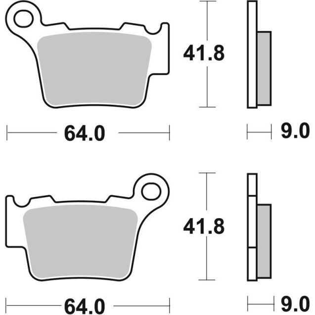 Гальмівні колодки SBS Racing Brake Pads