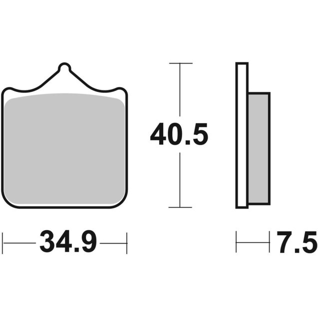 Гальмівні колодки SBS Track Days Front Brake Pads