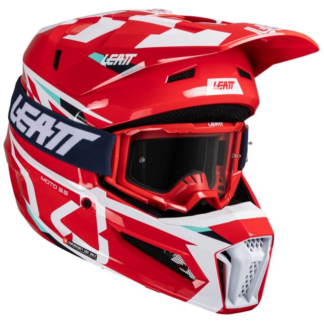 Шолом LEATT Moto 3.5 Helmet + Goggle [Red]