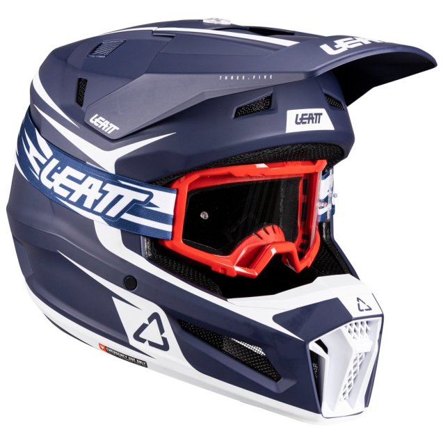 Шолом LEATT Moto 3.5 JR Helmet + Goggle [Blue]