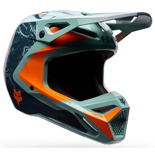 Шолом FOX V1 Helmet - IMAGE PRINT [Arctic]