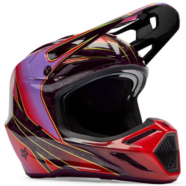 Шолом FOX V3 RS Helmet - CANVAS [Red]