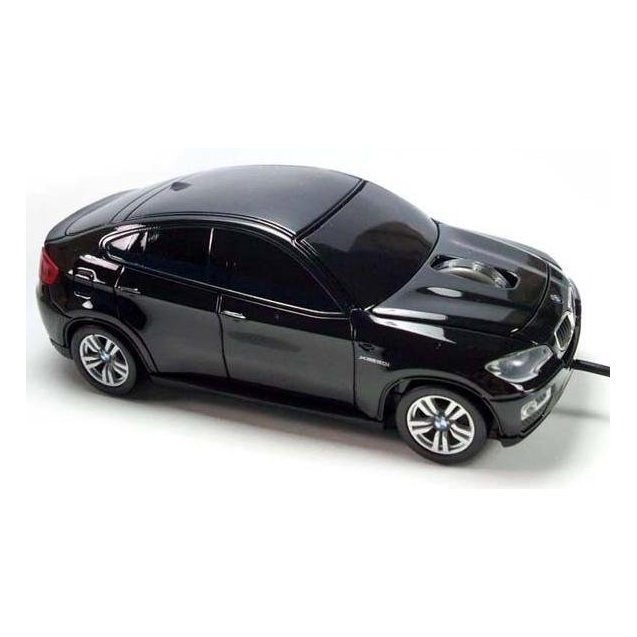 мышка компьютерная проводная  BMW X6 черная