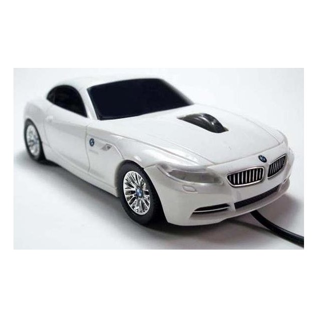 Мышка компьютерная проводная  BMW Z4 белая