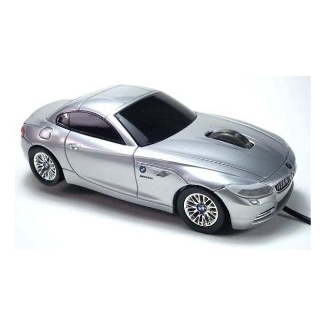 мышка компьютерная проводная BMW Z4 серебристая