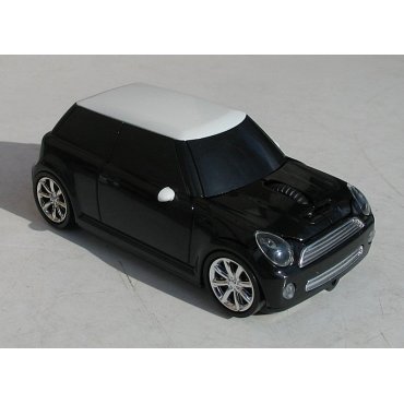 мышка компьютерная беспроводная Mini Cooper черная