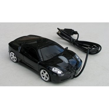 мышка компьютерная проводная Ferrari F430 черная