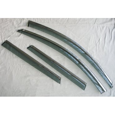 Volvo V90 2019+ ветровики дефлекторы окон ASP с молдингом нержавеющей стали / sunvisors