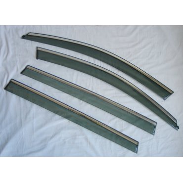 Skoda Octavia Wagon A7 ветровики дефлекторы окон ASP с молдингом нержавеющей стали / sunvisors