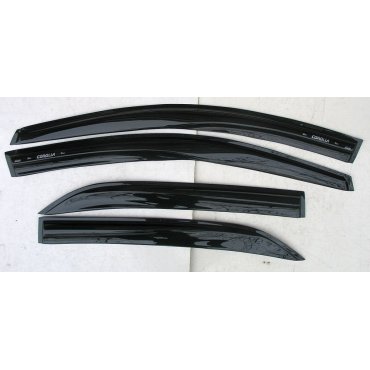 Corolla  E140 ветровики дверей ASP передние и задние/ дефлекторы/ sunvisors