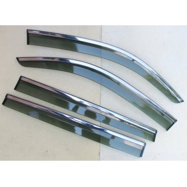 Mercedes Benz GLB X247 2019+ ветровики дефлекторы окон ASP с молдингом нержавеющей стали / sunvisors