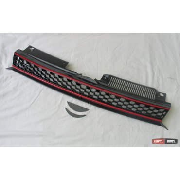 Volkswagen Golf 6 решетка радиатора в стиле GTI без лого