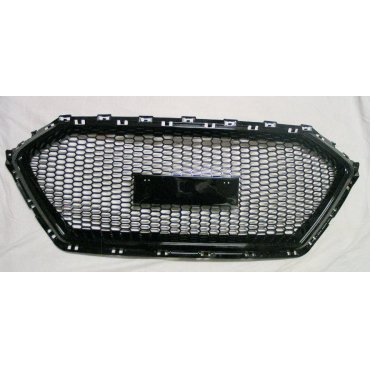 Hyundai Elantra AD 2016+ решетка радиатора без лого черная