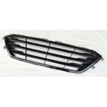 Hyundai Sonata LF 2015+ решетка радиатора без лого черная