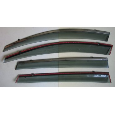 Toyota RAV 4 Mk4  ветровики дефлекторы окон  ASP с молдингом нержавеющей стали / sunvisors