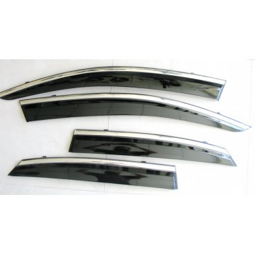 Lexus NX ветровики дефлекторы окон ASP с молдингом нержавеющей стали / sunvisors