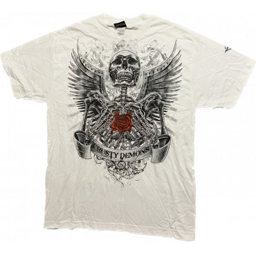 Футболка CRUSTY DEMONS Short Sleeve Tee - ROSEHEART [White]