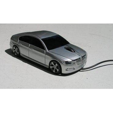 мышка компьютерная проводная BMW E90 серебристая