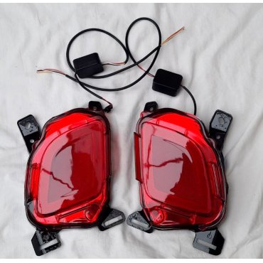 Toyota Highlander XU50 2014+ LED вставки катафоты в задний бампер WY