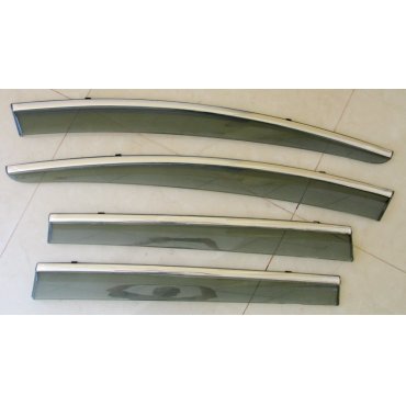 Peugeot 3008  ветровики дефлекторы окон ASP с молдингом нержавеющей стали / sunvisors