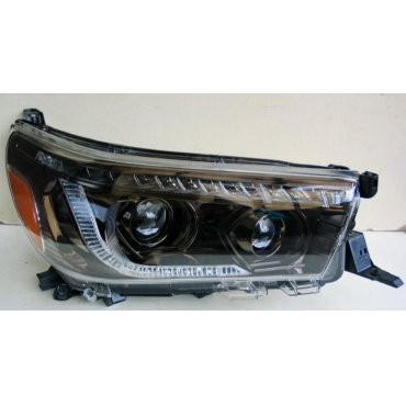 Toyota Hilux Revo 2014 оптика передняя тюнинг ДХО/ headlights DRL LED LD
