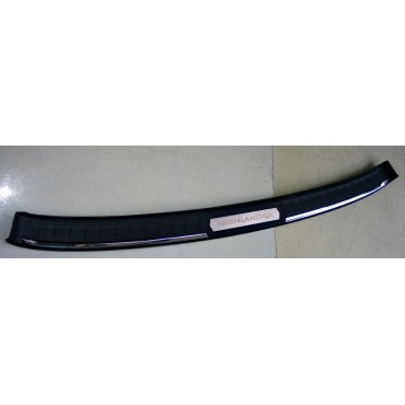 Toyota Highlander XU50 2014 накладка защитная на задний бампер ABS