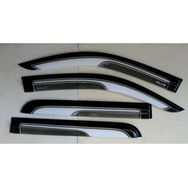Toyota Hilux Revo 2014 ветровики дефлекторы окон 2 цветные