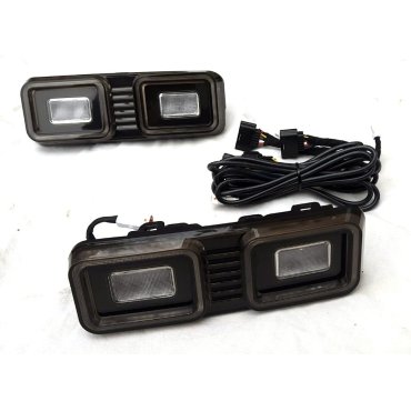 Land Rover Defender L663 2020+ задние LED вставки в задний бампер черные NS