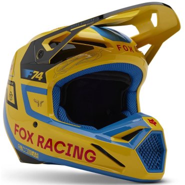 Шолом FOX V1 Helmet - RACE SPEC [Pale Yellow]
