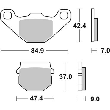 Гальмівні колодки SBS Sport Brake Pads