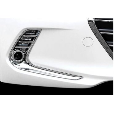 Hyundai Elantra AD 2016+ хром накладки на передние противотуманные фары