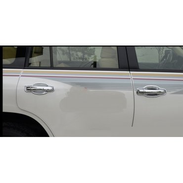 Toyota Land Cruiser 200 2016+ хром накладки под дверные ручки
