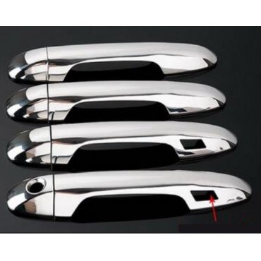 Toyota Highlander XU50 2014 накладка хром на дверные ручки smart key