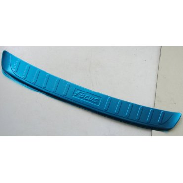 Ford Focus 3 рестайлинг 2015 хэтчбек 5 дверей накладка защитная на задний бампер